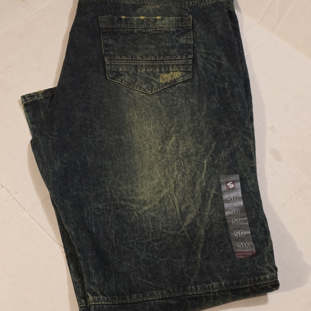 Southpole Authentic Collection Men's Relaxed Fit Jeans Size  50X32Y2K Baggy NWT